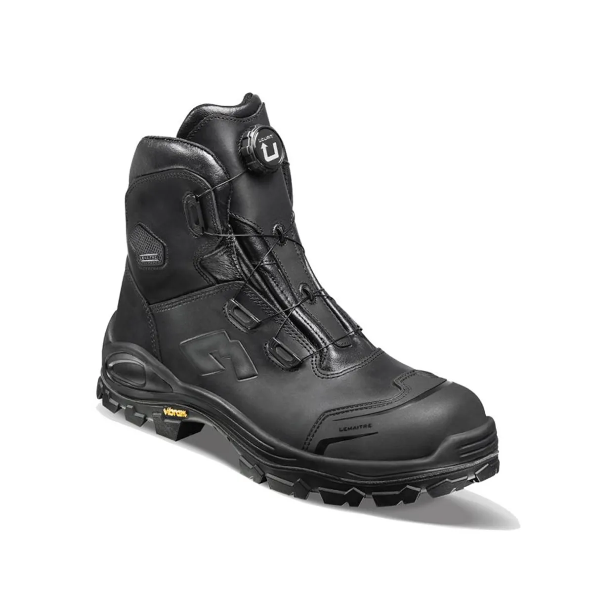 Lemaitre Borr S3 U TURN Vibram Safety Boot — Black